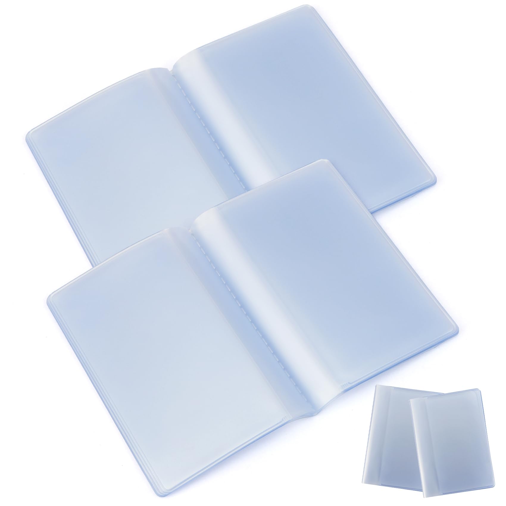 Credit Card Holder with Protectors - Plastic Card Wallet Inserts, Clear View, Medicare & Social Security Mix - Shop Now!