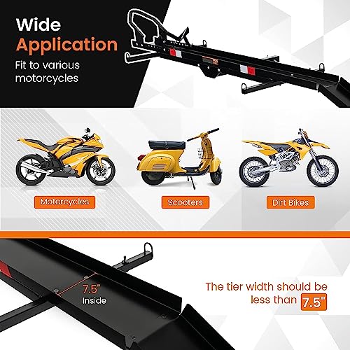 Generic BC-0069-US Byroce 600 Lbs Motorcycle Hitch Carrier, Dirt Bike Hitch Mount Rack thumb #4