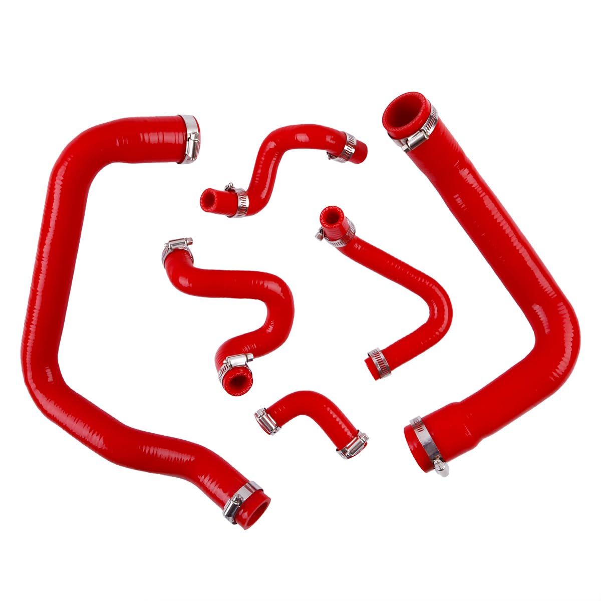 Silicone Radiator Hose Coolant Kit For Ford Mustang V6 3.8L 2001-2004 3 Silicone Radiator Hose Coolant Kit For Ford Mustang V6 3.8L 2001-2004 3
