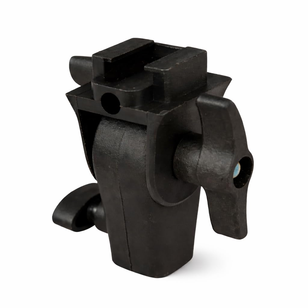 Plastic Umbrella Clamp for Light Stand, 360° Swivel Flash Holder with Umbrella Mount, Universal Speedlight Holder for DSLR Flash, Lightweight Photography Studio Lighting Bracket-image-9