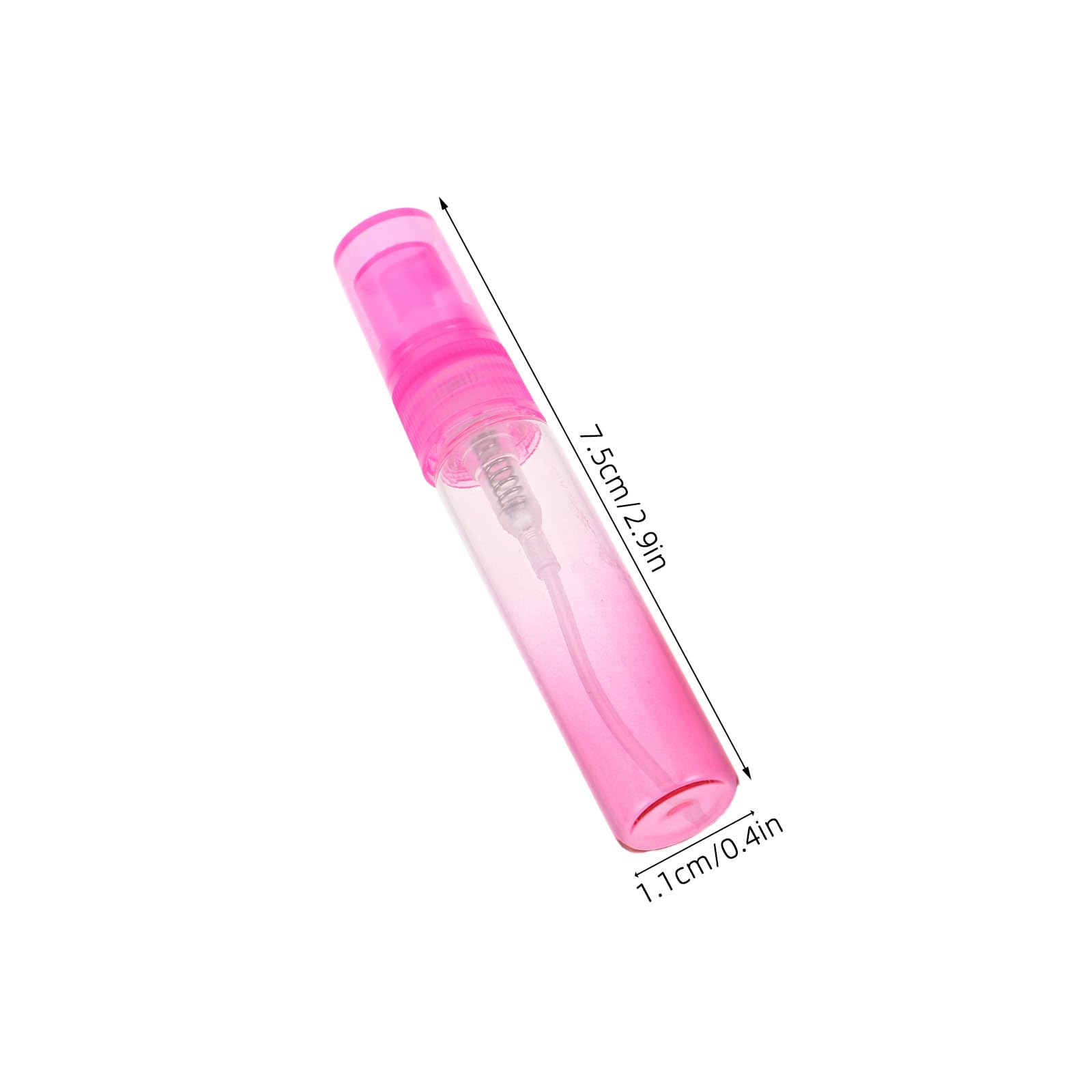 OUNONA 30 szklanych butelek na próbki perfum: 5 ml miniaturowe fiolki z rozpylaczem do torebki podróżnej - pusty, wielokrotnego użytku atomizer do perfum dla kobiet, dziewcząt i mężczyzn