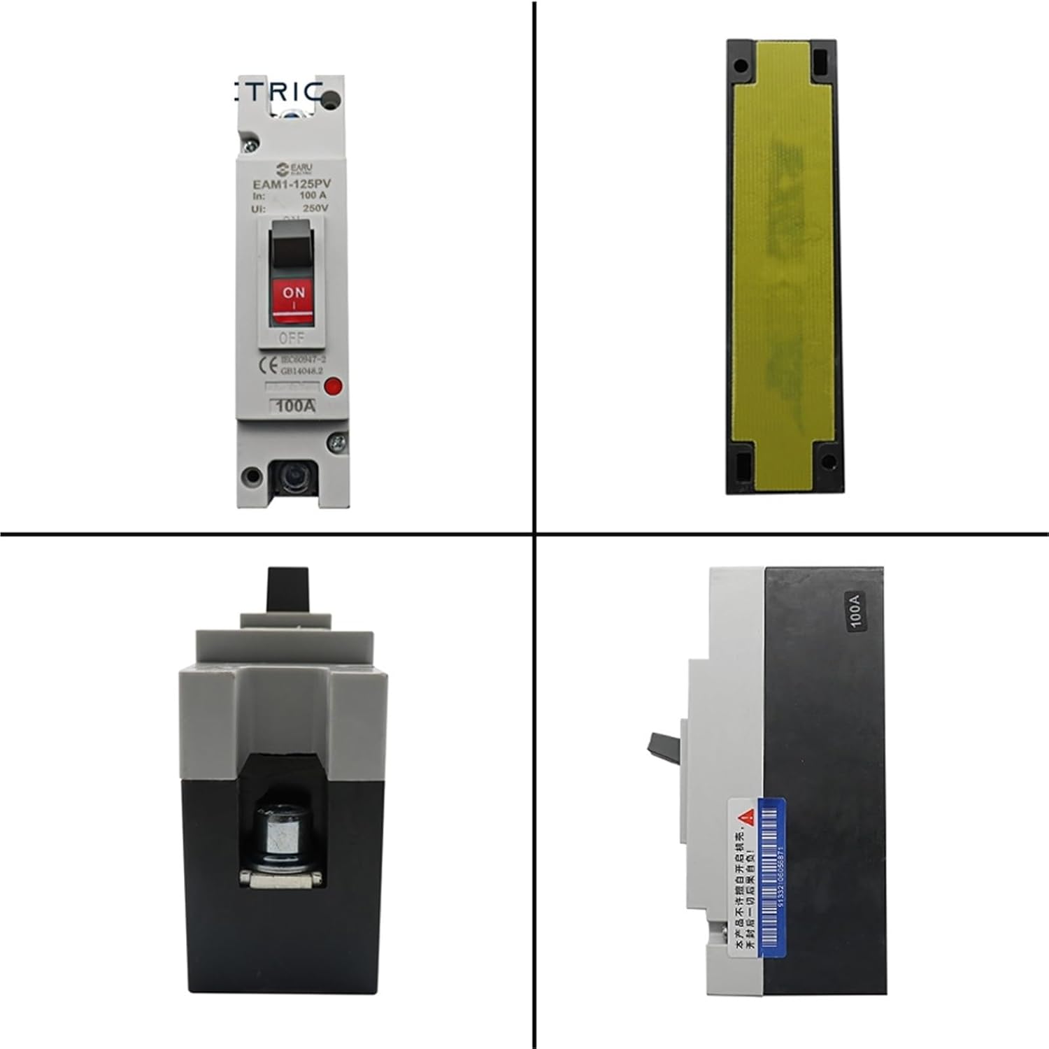 EAM1-125PV 1P DC Moulded Case Circuit Breaker Switch Switch Car Power Main Switch(250A)