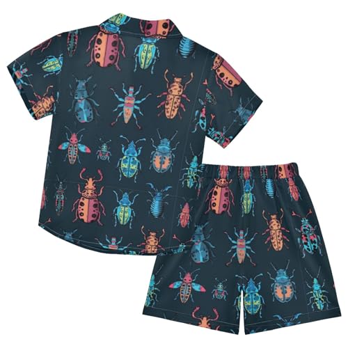 Image of Boccsty Red Strawberry Boy Summer Shorts Sets Hawaiian Toddler Boys T-Shirt & Pants 2 Pcs 3T-10T