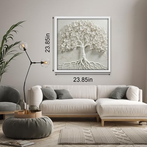 Puzzle Árbol para Adultos 1000 Piezas, Puzzle Floral Árbol de la Vida, Naturaleza Planta para Amantes del Arte miniatura 3