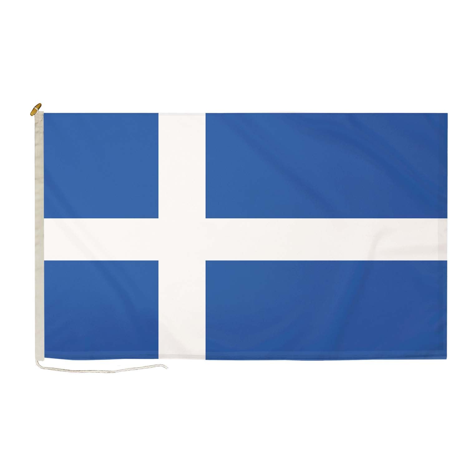 DuraFlag Shetlands Small Courtesy 20x12" Rope and Toggled Premium Quality 50x30cm Flag