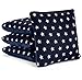 Tailgating Pros Pro-Style Two-Sided Cornhole Bags with Bag Tote- Slick & Stick Resin Filled Suede and Duck Canvas Set of 8-20+ Color Combos (Stars/Navy Suede & Stripes/Red Suede)