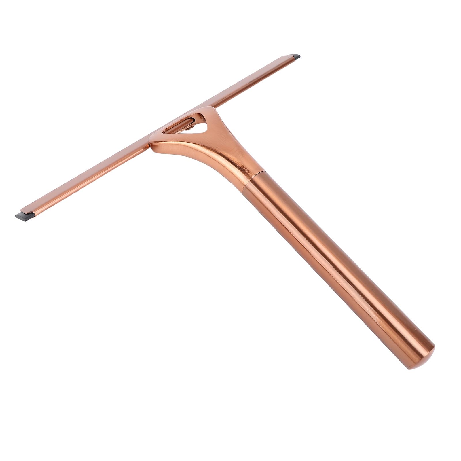Aramox Tergicristallo per Doccia in Acciaio Inossidabile 304, Pulitore Multifunzionale per Bagno per Specchi, Finestre e Piastrelle - Spazzola in Silicone con Gancio per Appendere (bronzo antico)