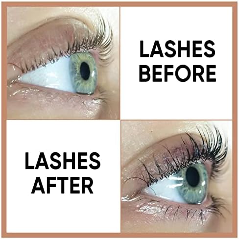 Lomansa Brow and Lash Tint, Black Eyebrow Dye and Eyelash Tint, Volume Lashes and Full Brows last up to 4 weeks, Fast & Easy Dye Starter Kit