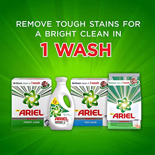 Image of Ariel Colour Detergent Washing Powder - 500 g with Detergent Washing Powder - 200 g (Pack of 2)