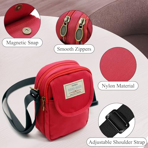 Crossbody Phone Purse, Nylon Small Phone Purse Cell Phone Purse with Adjustable Strap, Smartphone Crossbody Bag2