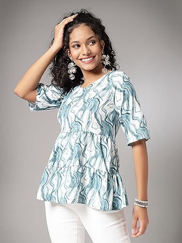 Image of OOMPH! Women's Polyester Regular Fit Shirt