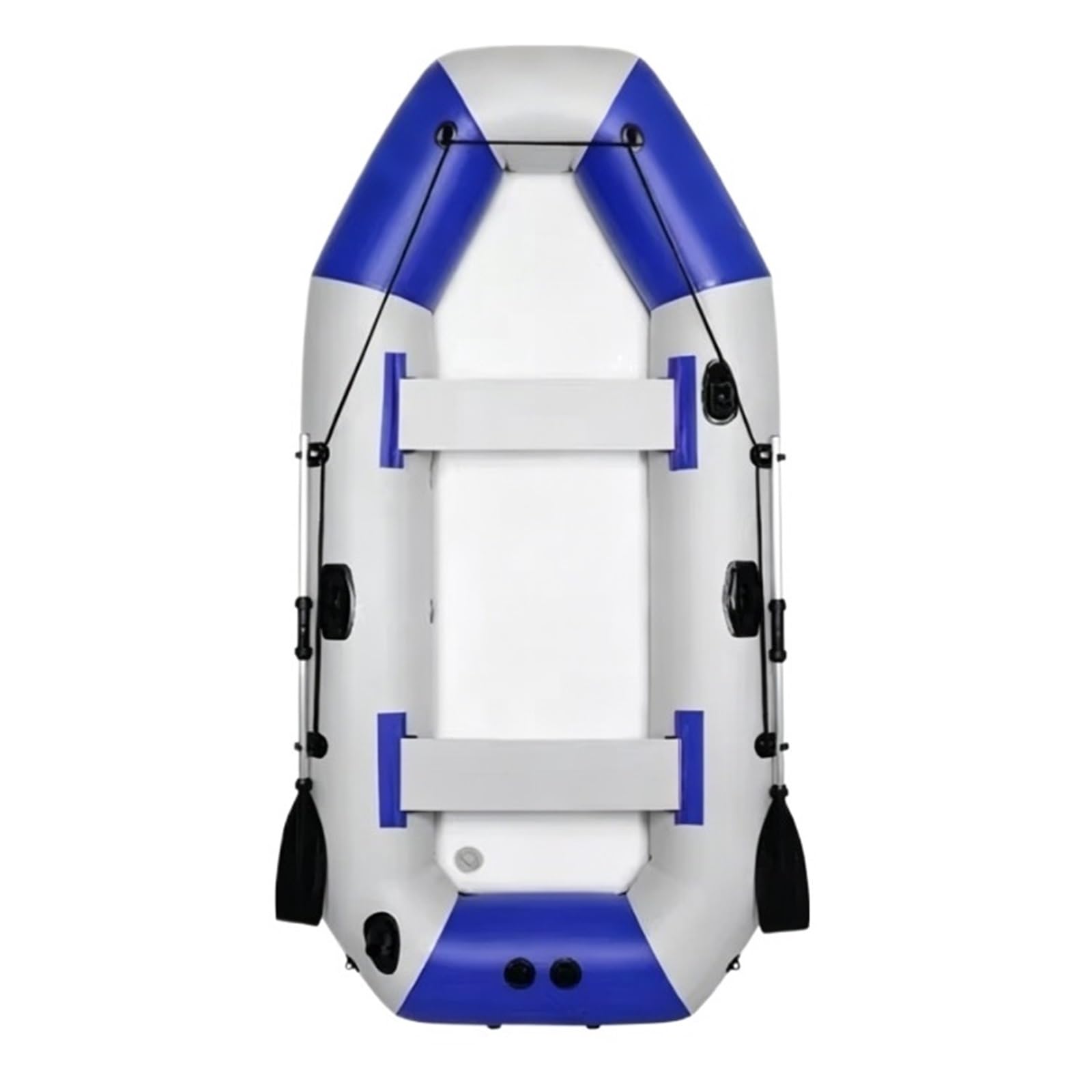 Gommone professionale in PVC da 175~360 cm con fondo ad aria Set barche pesca resistenti all'usura a remi for kayak a 3 strati spessi