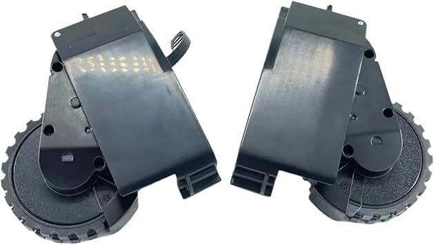 Compatible For Roidmi,Eve Plus,Replacement Parts For L And R Drive Wheels.Black L R