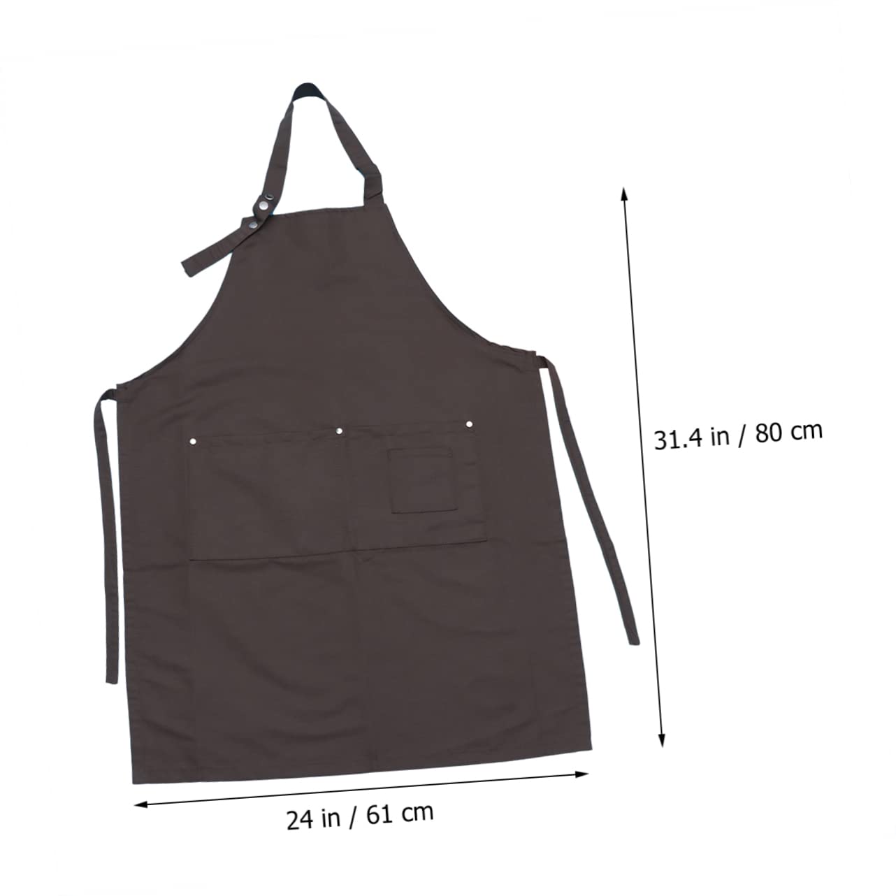 Gogogmee 1pc Sleeveless Apron Hair Color Capes Canvas Work Apron Colouring Apron Hairdressing Waterproof Apron Black Apron Bulk Apron for Kitchen Oil Cape Aprons Working Apron Coffee