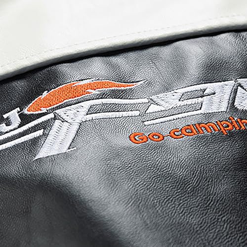 Veste en cuir synthétique de qualité supérieure avec col montant