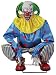 Seasonal Visions Animated Crouching Clown Prop
