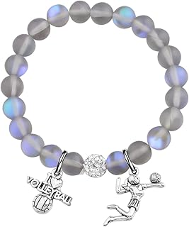 UJIMS Volleyball Lover Gifts Volleyball Players Bracelet for Women Volleyball Coach Appreciation Gifts Volleyball Team Gifts