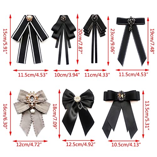 Broche de cou pré-nouée pour ajuster un col de chemise trop simple