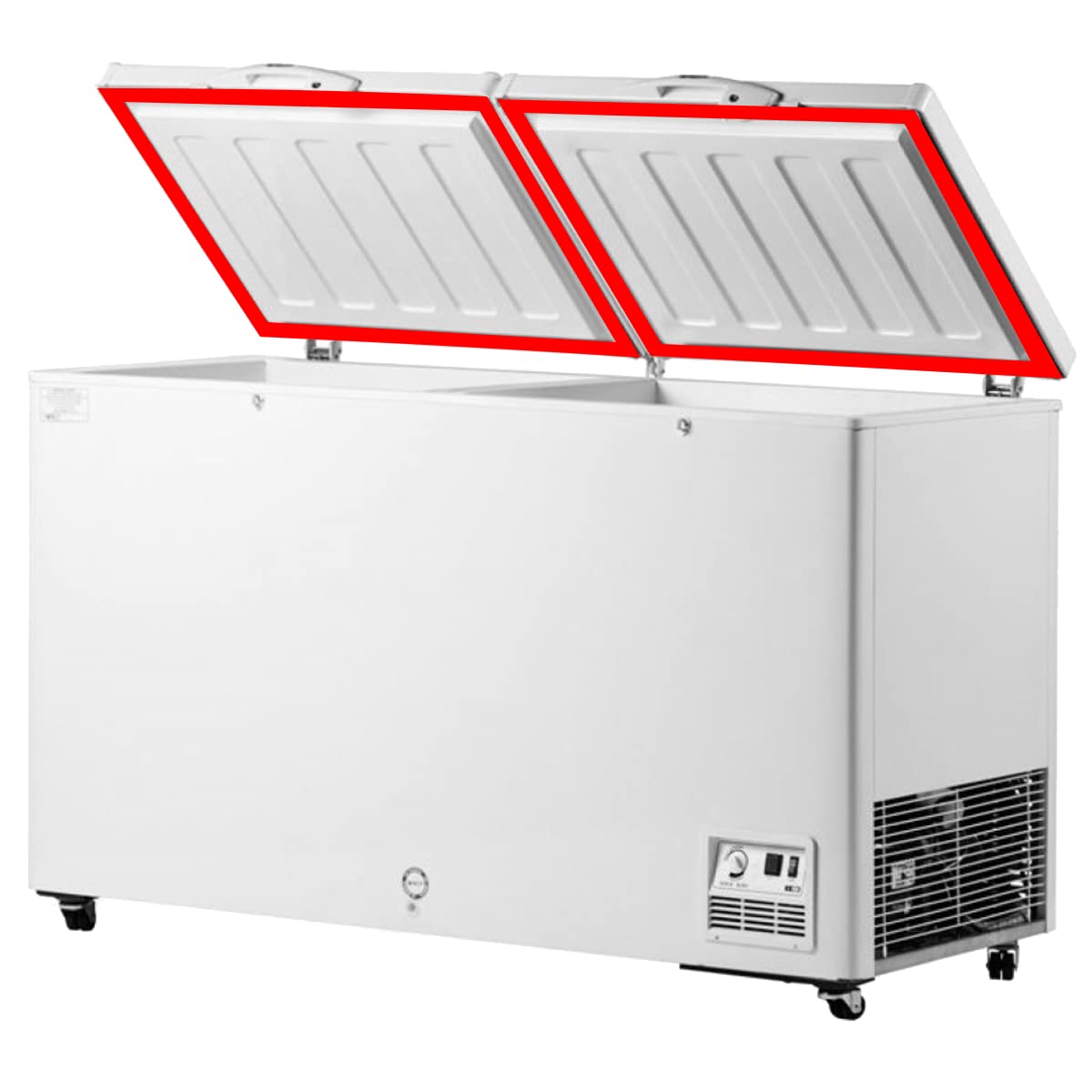 2 Borracha Gaxeta Porta Freezer Horizontal Para Consul Modelo