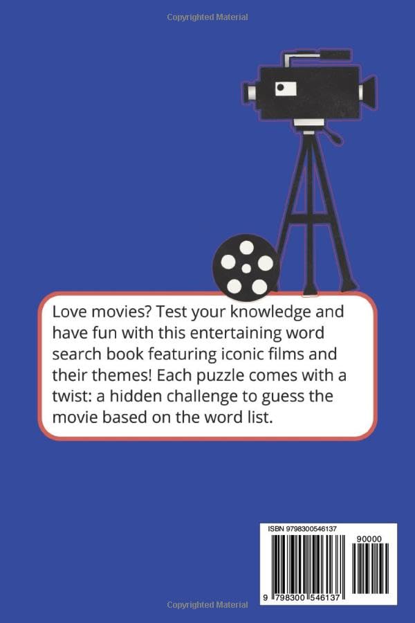 Guess the Movie Word Search: A Movie-Themed Word Search Adventure - Image 2