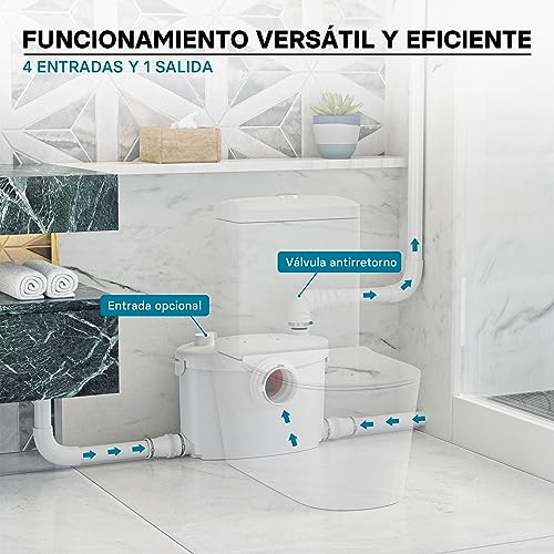 Miniatura 2 de Xpotool 4 1 Triturador Sanitario 400w Equipo Elevador Aguas Residuales
