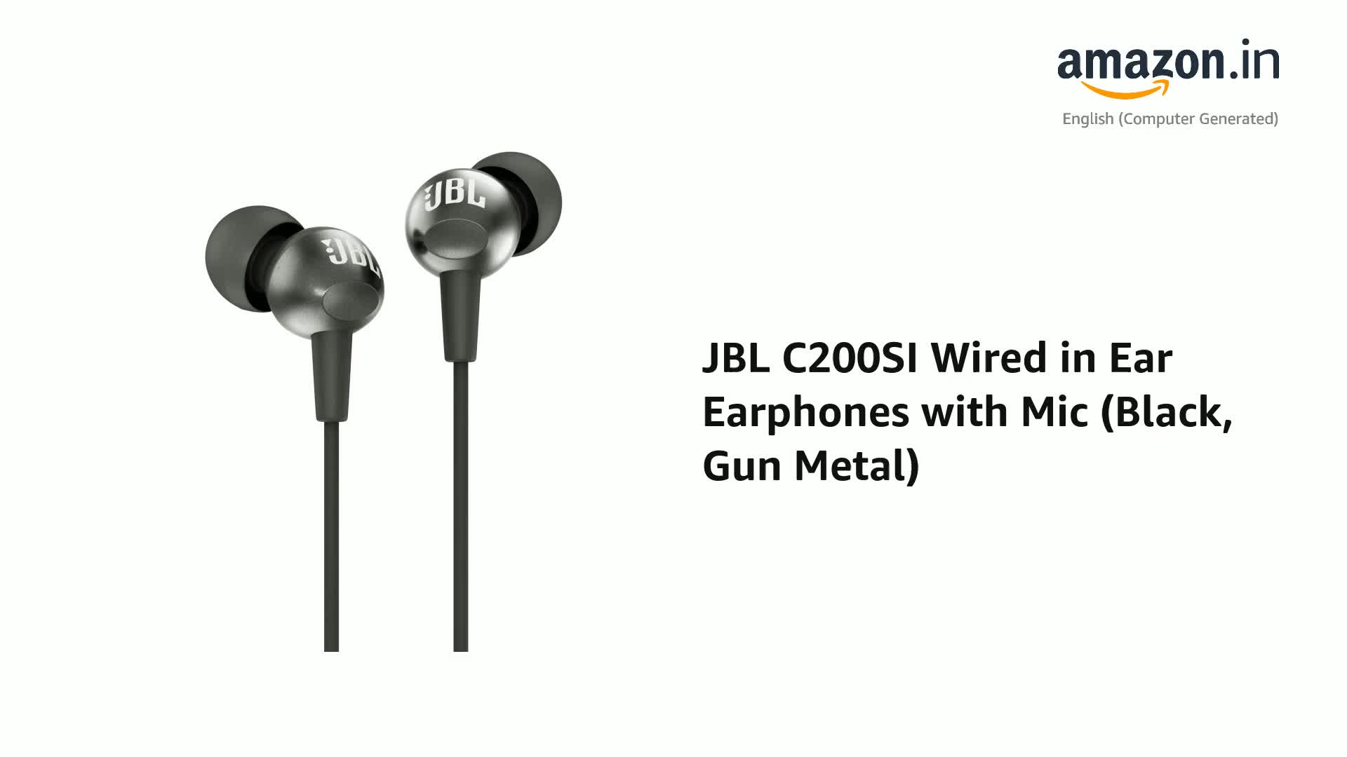 JBL C200SI, Premium in Ear Wired 