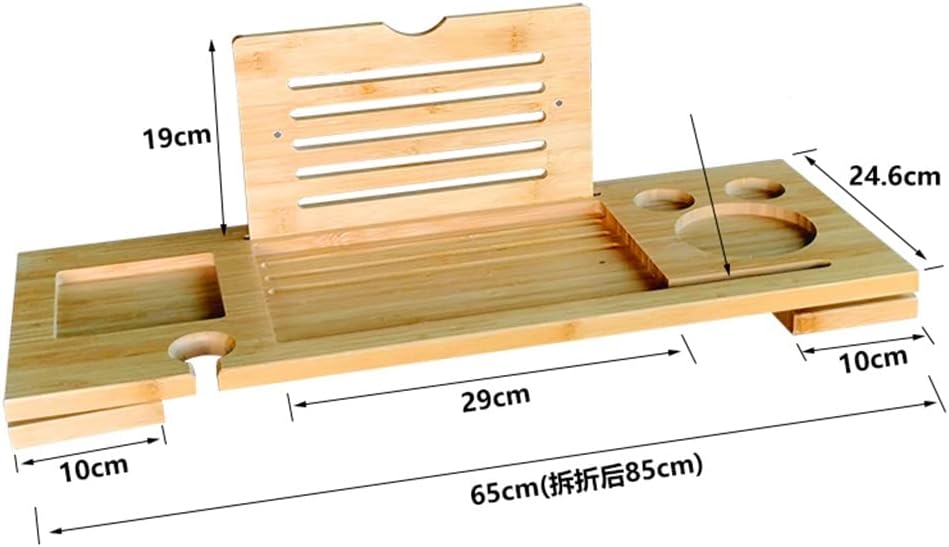 Extendable Bathtub Tray Shower Wine Glass Book Holder Bath Shelf Caddy Bathtub Storage Rack Bathroom Accessories