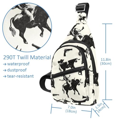 Bolso cruzado occidental de cactus para tus viajes y aventuras con total comodidad 5