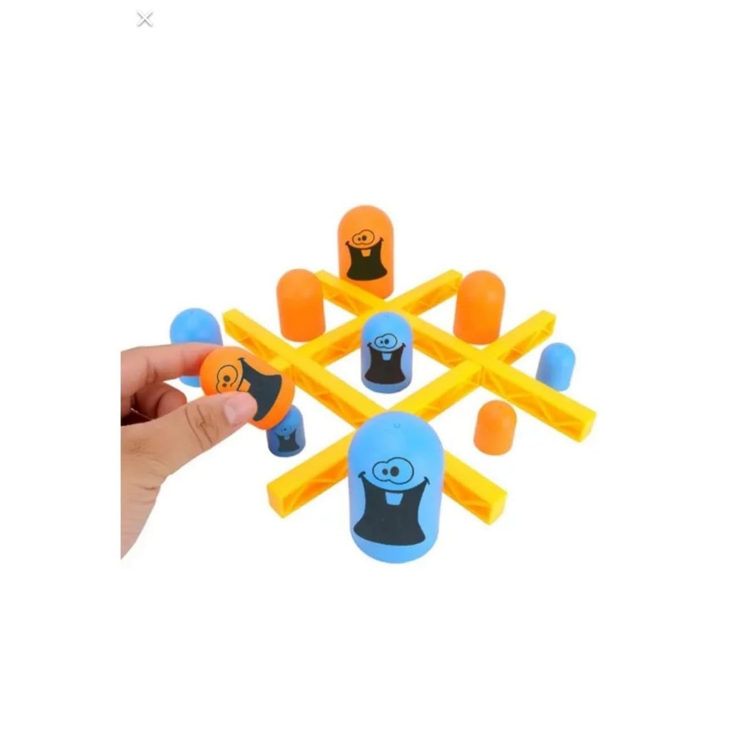 YODIFY Tic Tac Stack Strategy Board Game for Kids & Adults | Mind Challenging Family Game | Fun Interactive Logic Puzzle Game for Home & Travel β YODIFY 1