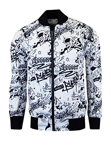Image of Screenshotbrand Lightweight Hooded Water Resistant Windbreaker - Zip-up Fashion Map Print Rain Jacket