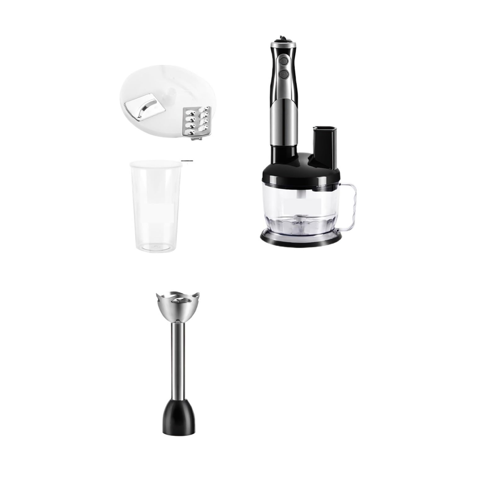 2-częściowy 8 W 1 Wielofunkcyjny Blender Ze Stali Nierdzewnej, Robot Kuchenny, Krajalnica Do Warzyw, Maszynka Mielenia Mięsa, Siekacz, Mikser Żywności, Sokowirówka Sonifer Szybkie Wydajne Miksowanie