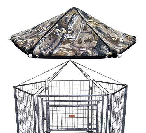 Neocraft My Pet Companion Outdoor Dog Kennel with Included Roof Weather Resistant Cover (5.5’), Waterproof Winter Welded Wire Pet House Shelter – Ideal for Any Dog Breed, Easy Assembly