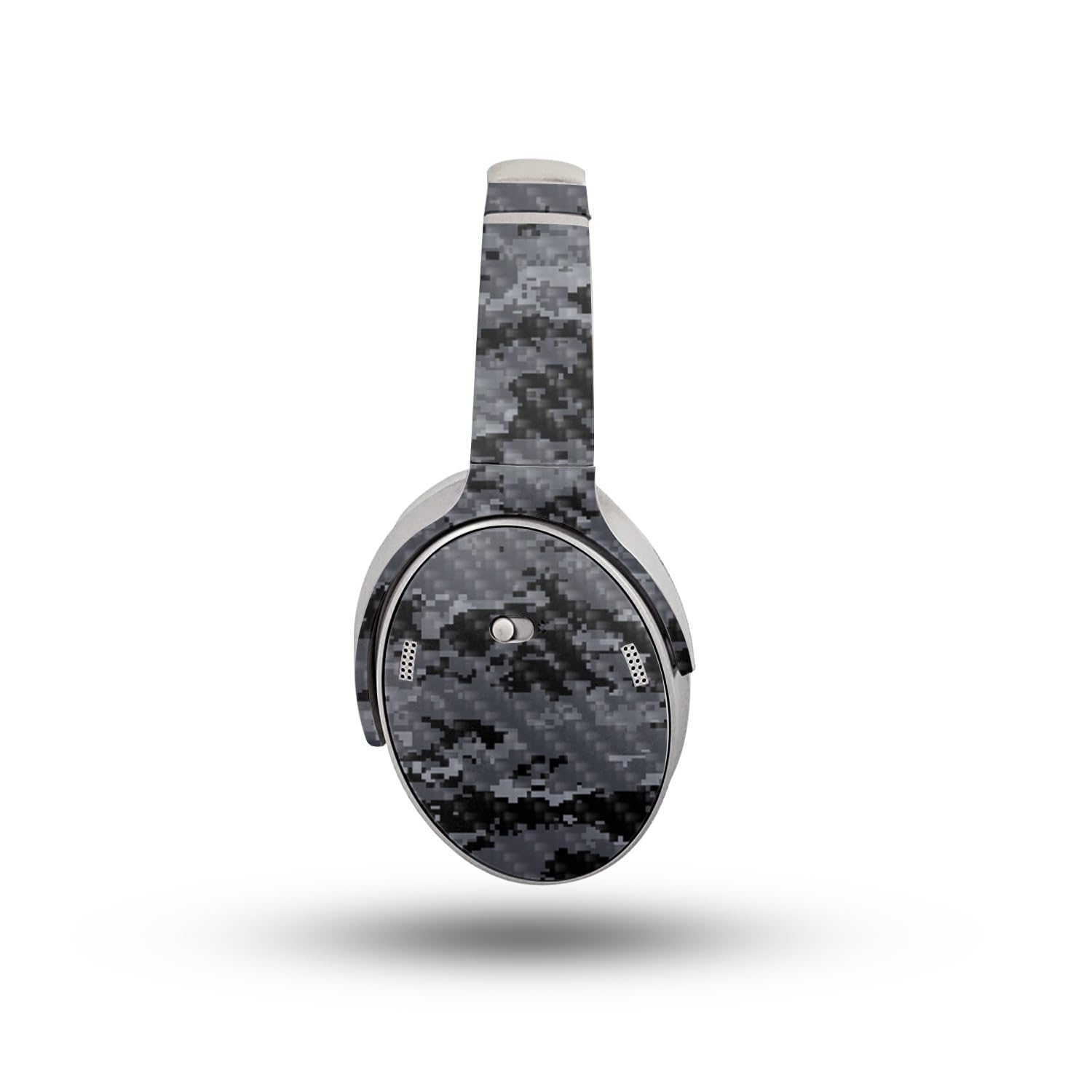 Carbon Fiber Headphone Skin Compatible with Bose QuietComfort Headphones (2023) - Digital Camo - Premium 3M Vinyl Protective Wrap Decal Cover - Easy