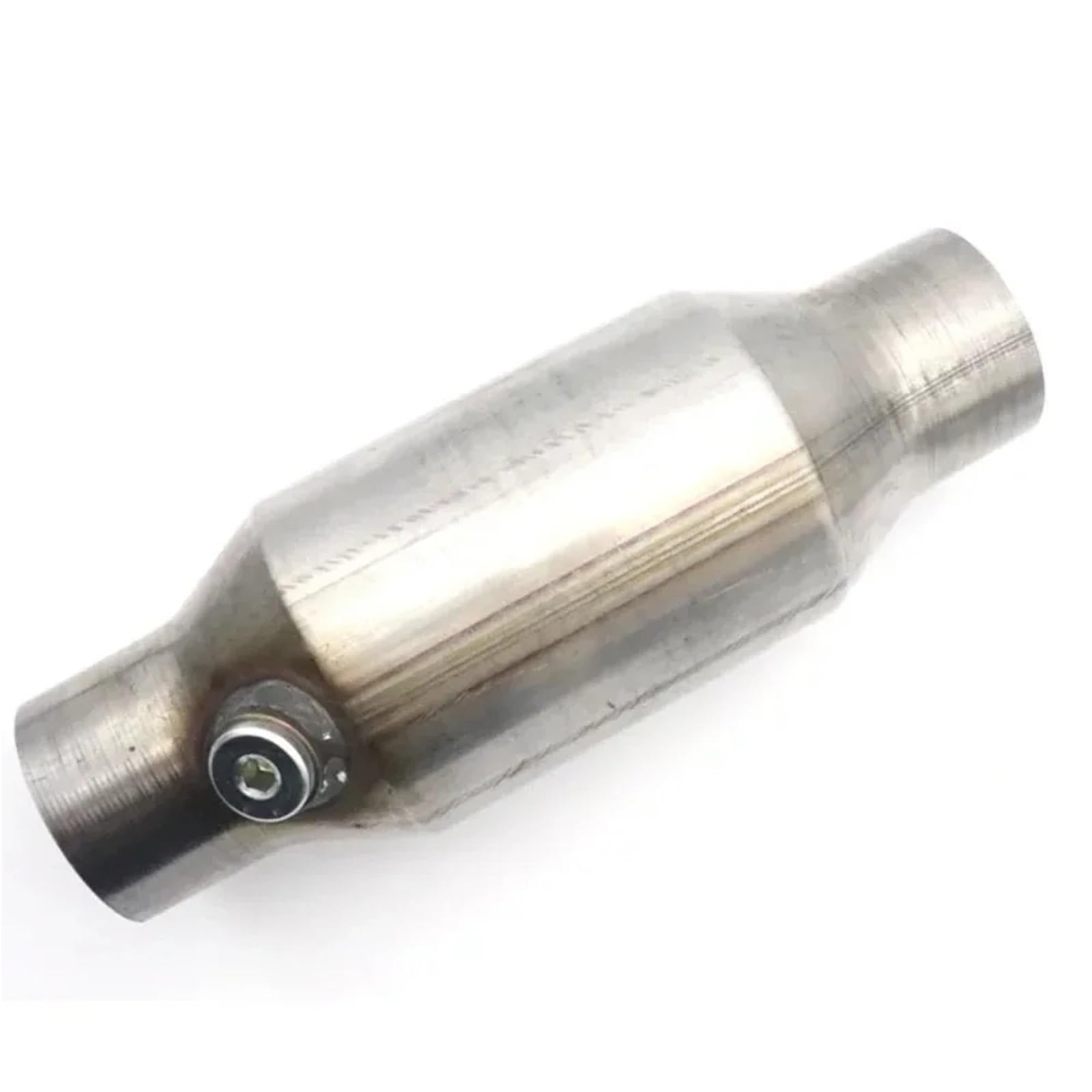 Sensor de oxígeno universal para convertidor catalítico de 2''/2,25''/2,5''/3'', 400 celdas, de alto flujo, redondo, de acero inoxidable Convertidor CatalíTico para AutomóVil(3 inch)