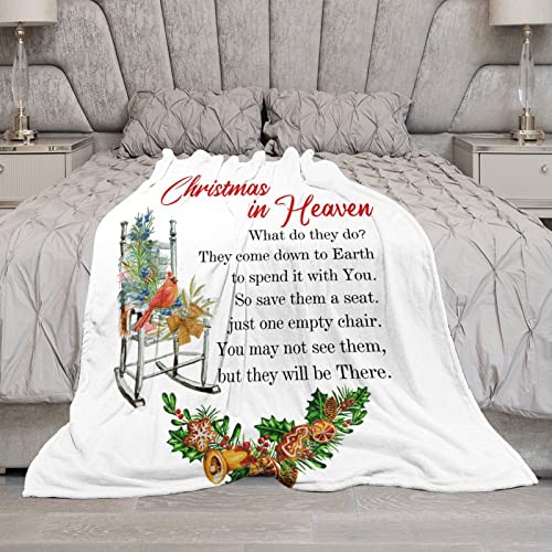 Couverture de Noël plaid douillet lit canapé peluche douce 130cm