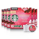 Starbucks K-Cup Coffee Pods—Peppermint Mocha Flavored Coffee—100% Arabica—Naturally...