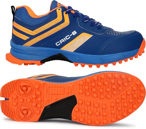 Image of ASE Cricket Shoes for Men | Rubber Phylon Sole | Lightweight & Durable Cricket Studs for All Surfaces
