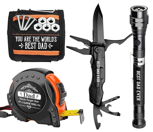 Gifts for Dad, Unique Valentines Day Dad Gifts Multifunctional Tool Set Birthday Gift for Him from Daughter, Dad Men Gift, Cool Dad Fathers Day, Christmas, Bithday Gifts