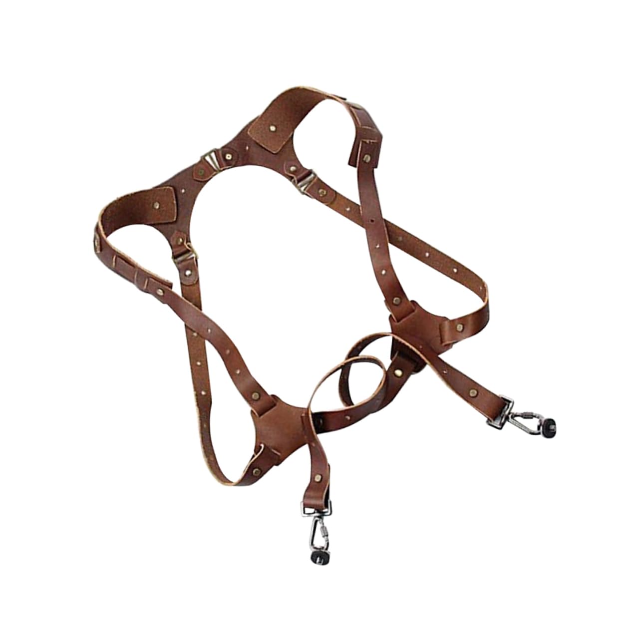 Bandoulière Maintien Stable Réglable en Cuir Marron pour Appareil Photo