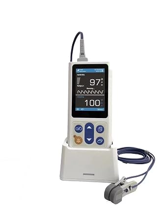 UTP02V 3.5" Veterinary/Vet Pulse Oximeter with Y-clips Ear/Tongue Probe For SPO2, Pulse Rate, RESP of dogs cats horses