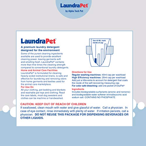 Laundrapet Premium Laundry Detergent | Removes Animal Odors And Stains | Ideal For Home, Clinic Or Kennel | Economical Pet Detergent | 64 Oz. #TOP6
