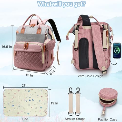 SHITIESHOU Diaper Bag Backpack