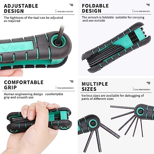 Folding Allen Wrench Set Inch Hex Wrench Tool Allen