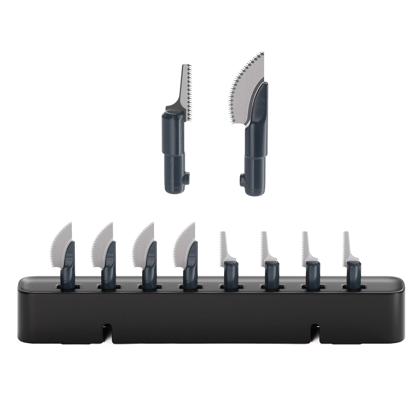 HOZO NeoSander, set di lame per sega NeoSander, trasforma NeoSander in una mini sega alternativa, 8 lame anti-legame da 0,2 mm, 4 lame curve per tagli dritti e 4 lame per seghetto alternativo per