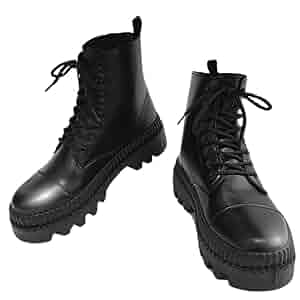 ブラックハイカットミリタリーブーツ　26.5〜27cm ブラックハイカットミリタリーブーツ 26.5〜27cm Yahoo