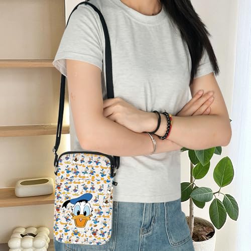 Image of KEYCHIN Funny Duck Crossbody Bag Duck Cartoon Lover Gifts Duck Fans Shoulder Bag Duck Cartoon Merchandise (Duck-CB)
