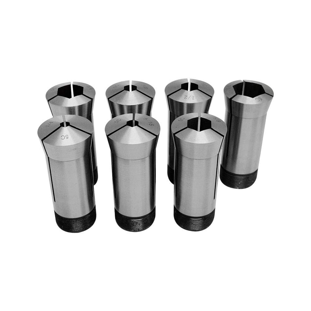 Amazon.com: Prolinemax 7 Pc 5c Hex Collet Set 1/4'' - 7/8'' Harden