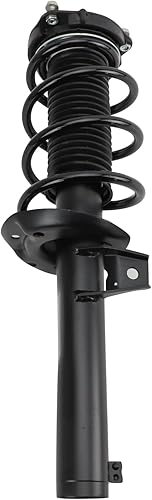 Miniatura 523 de TRQ Kit de suspensión delantera, conjunto de amortiguadores y resortes, barra estabilizadora, enlace estabilizador compatible con Chevrolet