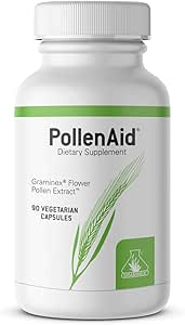 Graminex PollenAid Prostate Supplement: All Natural Prostate Support for Bladder Control &amp; Urinary Tract Health, Rye Pollen Extract Made in USA, 90 Vegetarian Capsules