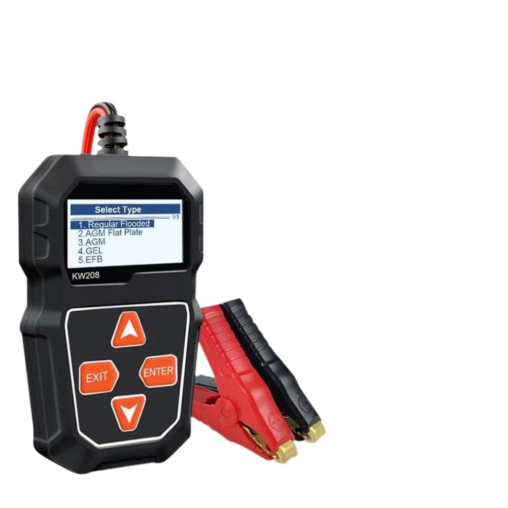 Testeur de moto de voiture 12V CCA100-2000, analyseur de système professionnel, analyseur d'alternateur automobile